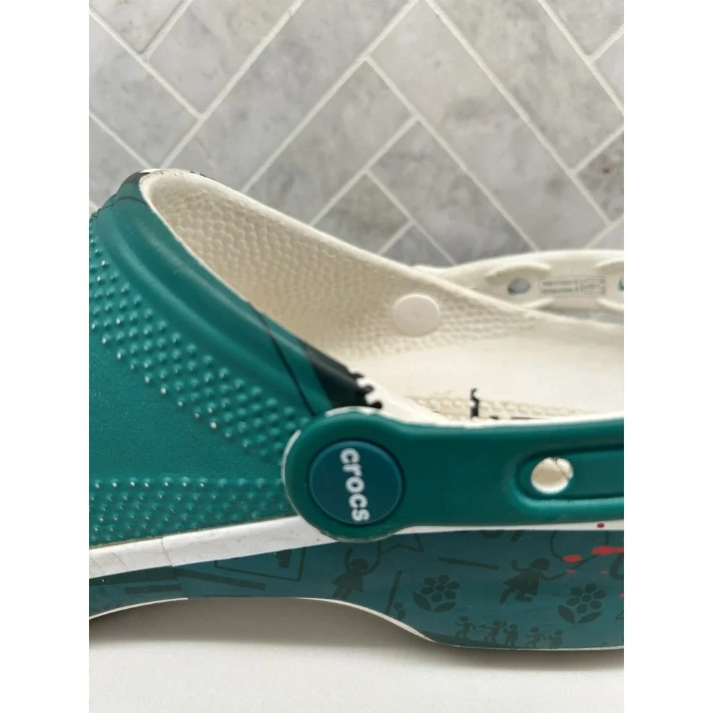 Crocs Classic Clog Squid Game Mens Size‎ 9 Green Shoes Slip On Sandals